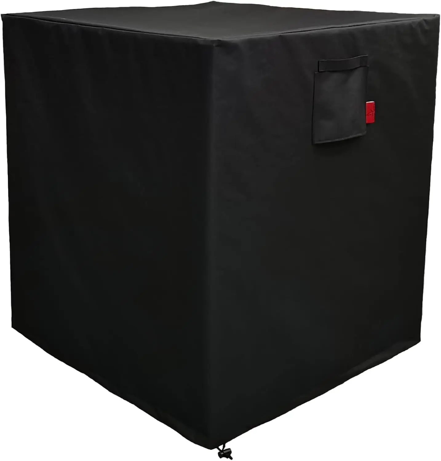 

36x36x39 Inch Waterproof Outdoor AC Cover, Heavy Duty Weather Resistant for Central Units, Black Square Design