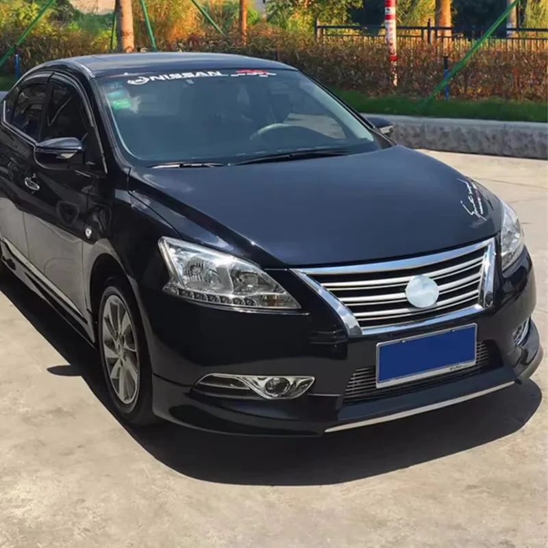 

For Nissan Sentra Sylphy 2012 2013 2014 Year ABS Front Diffuser Lip Separator Body Kit Spoiler Car Styling Parts