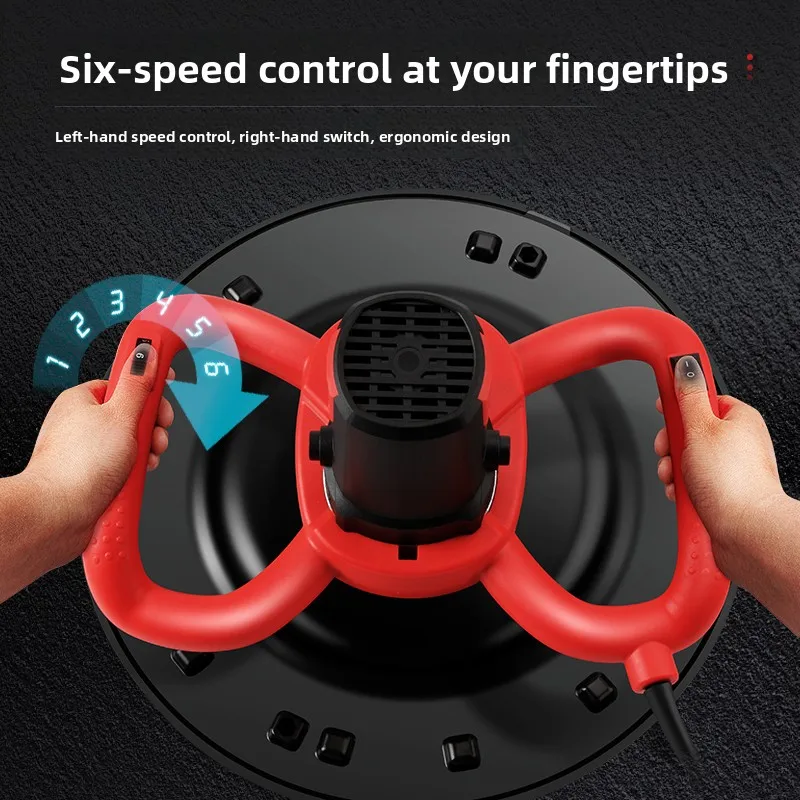 Concrete Power Trowel Troweling Machine 220V Wall Putty Grinder Surface Leveling for Floor Cement Finishing view 2