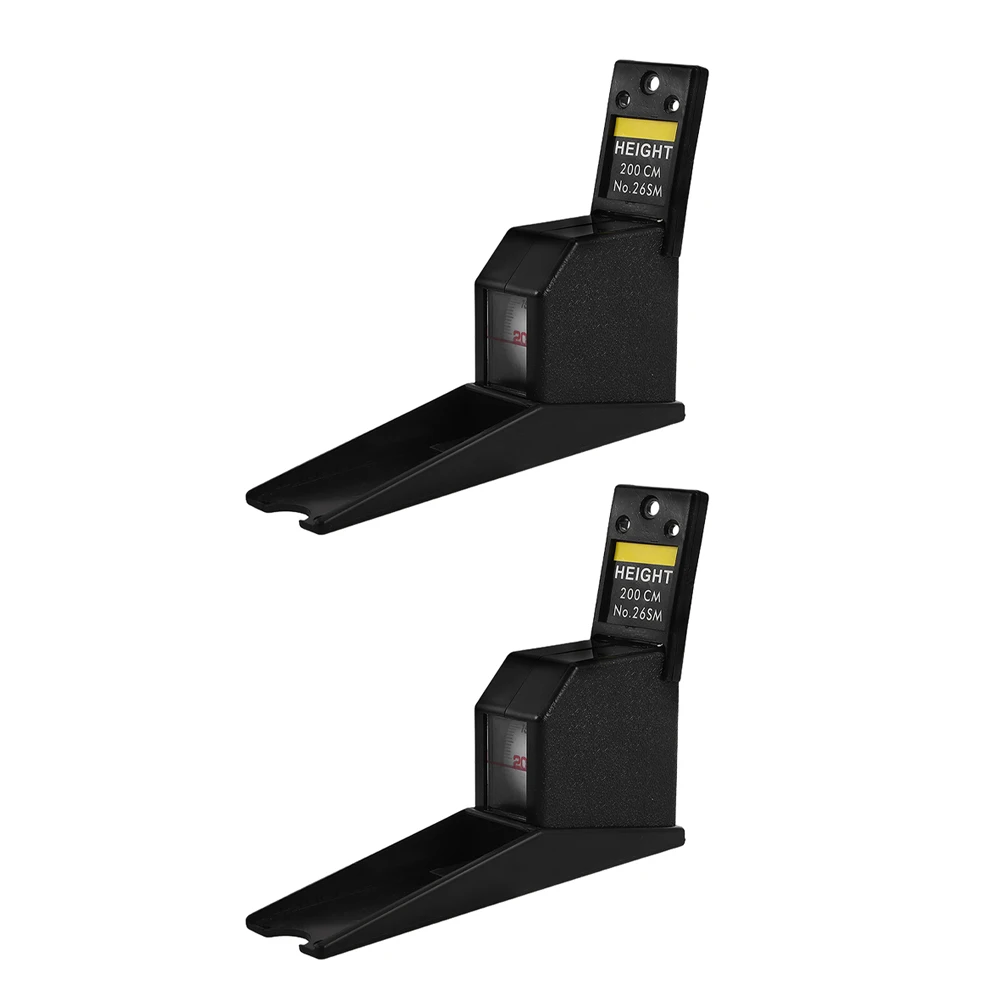 

2pcs Wall Mounted Retractable Height Measuring Tool Wall Plate Children Adults Portable Measurement Device Home School Hospital