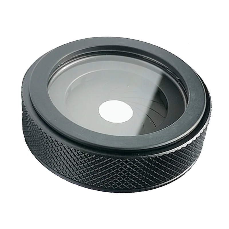 Adjustable IRIS Aperture 1.5~22mm PVS14 Focusing Iris  with Polycarbonate/PC Objective Lens Module DIY Retrofit Adapter Ring