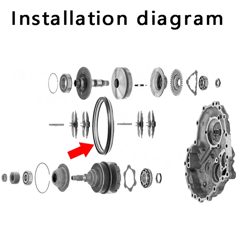 CVT převodovka pás běžící pás mechanismus skříňka převodovka CVT běžící pás pás for-nissan altima pathfinder-rogue 901089 901074