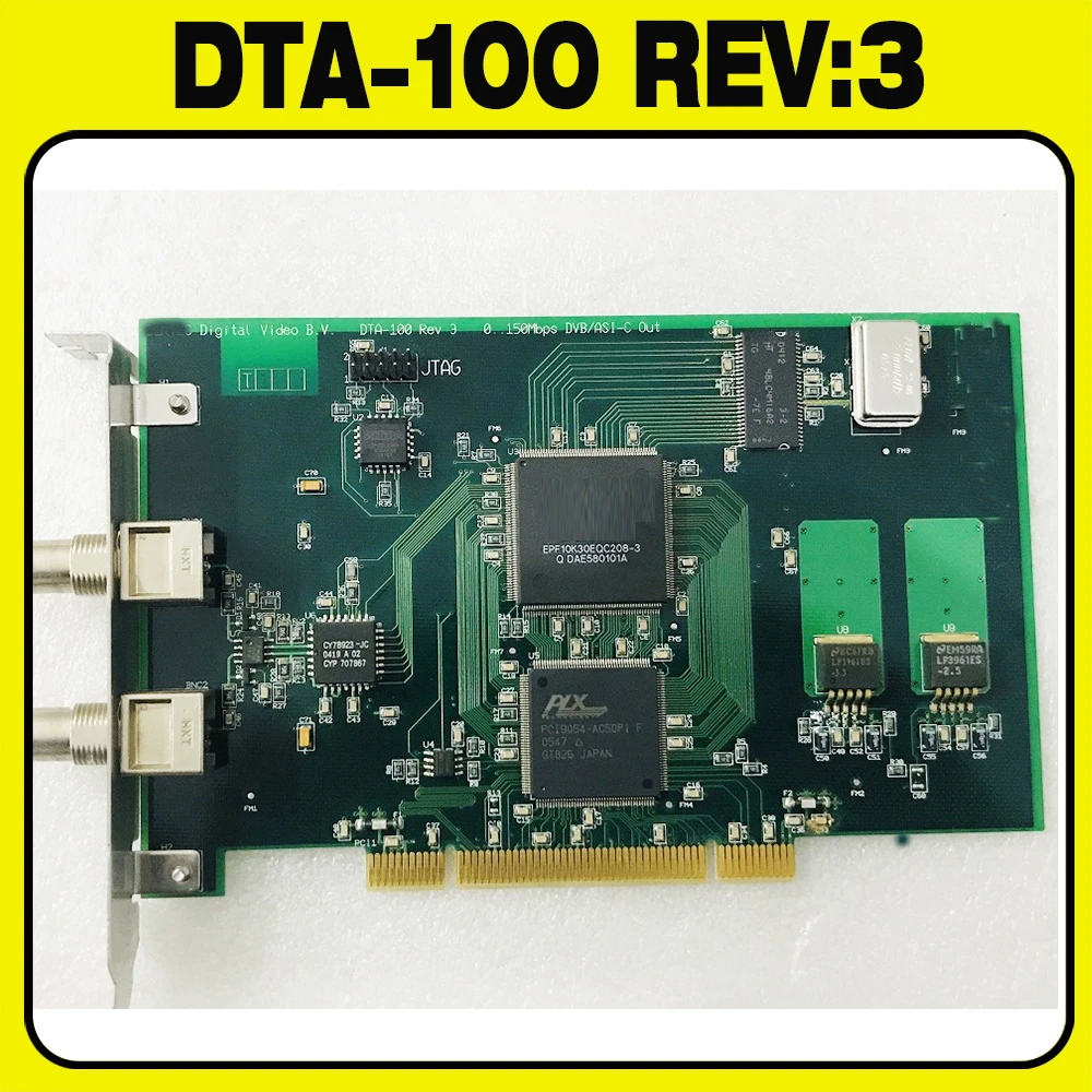 

Карта сбора данных DVB/ASI-C DTA-100 Тип DVB Цифровая карта потокового воспроизведения DTA-100 REV:3