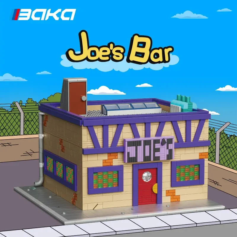 1748PCS Old Joe Bar Building Blocks Retro Bar dance Floor MOC Model Bricks Desktop Decoration Dit Toys For Kids Holiday Gifts image 2