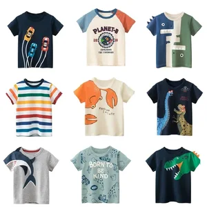 Kinder Kurzarm T-Shirts Koreanische Version Kinder Baby Baby Baumwolle 2-9 Sommer Cartoon Tops 6 Hauptverkaufshemd Sao Paulo Kinder - №6