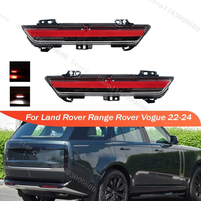 

For Land Rover Range Rover Vogue 2022-2024 Rear Reflector Light Rear Bumper Fog Lamp Taillight Car Accessories LR152299 LR152295