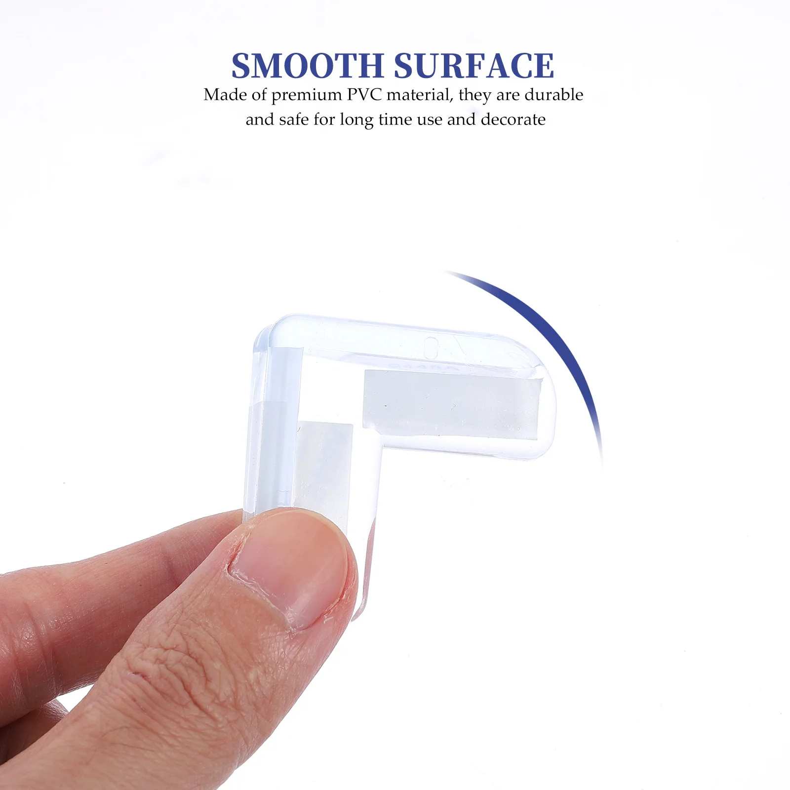 20Pcs Safety Corner Guards Transparent Durable PVC Baby Proofing Edge Protectors Table Furniture Corner Covers