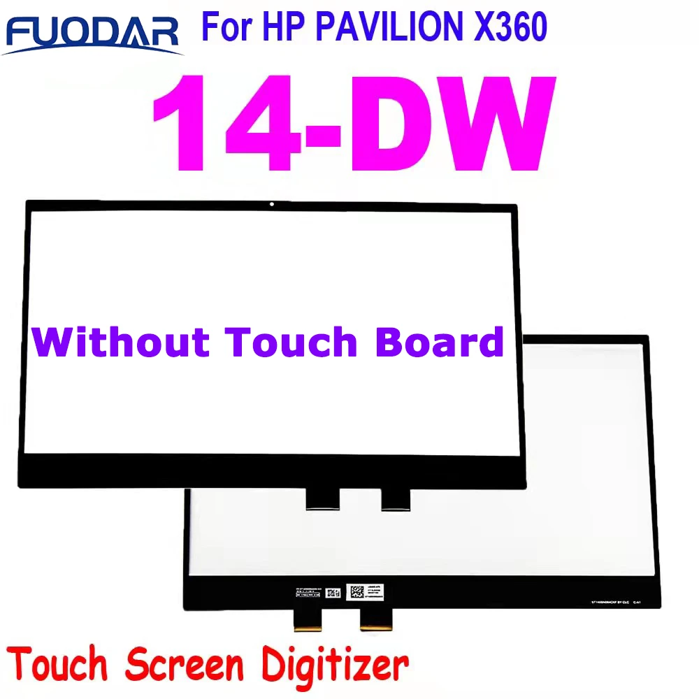 

14" Touch Screen For HP PAVILION X360 14m-DW Series 14-DW Touch Screen Digitizer Glass Panel Replacement Laptops