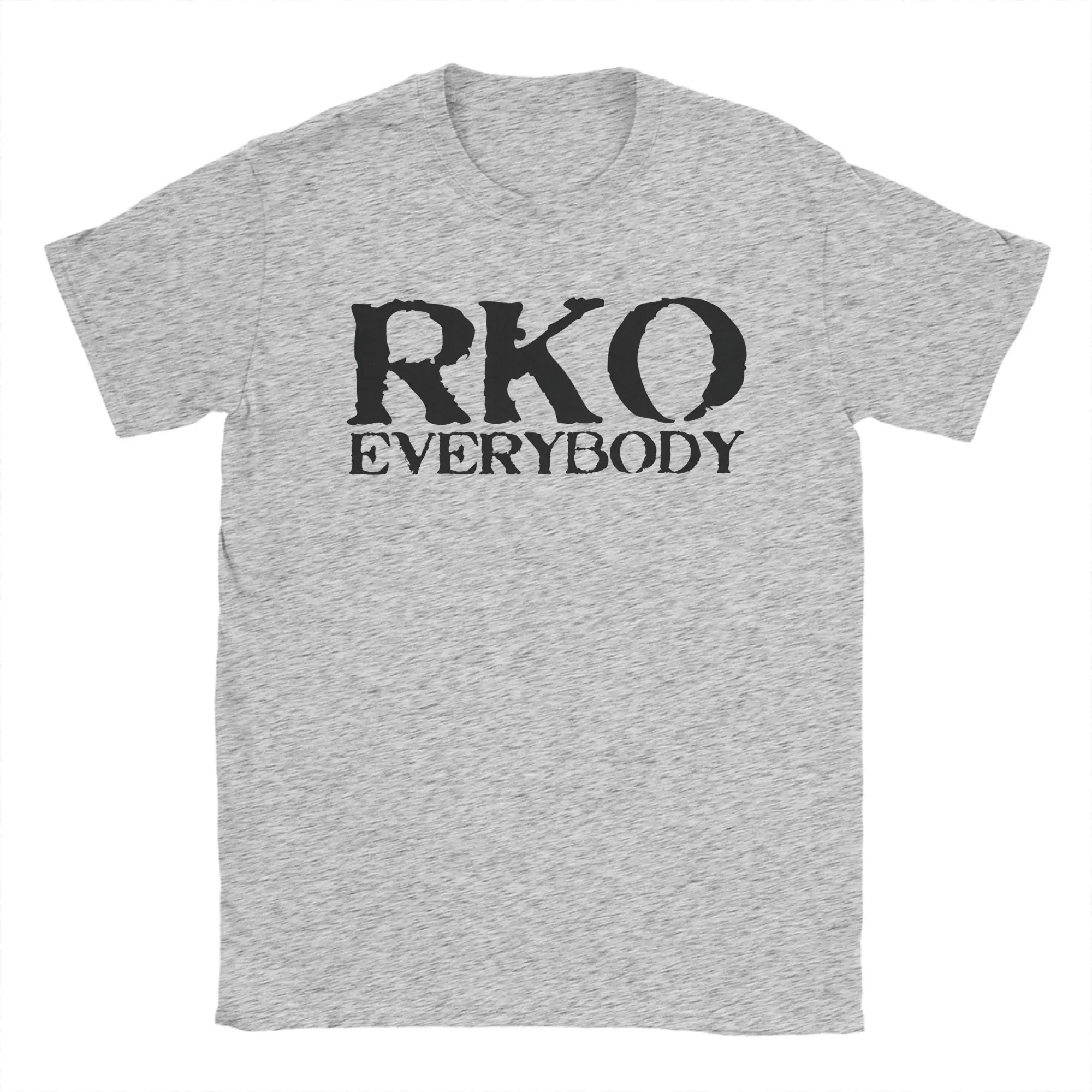 Men Women Retro RKO Everybody  T Shirts  Cotton Tops Casual Short Sleeve Crewneck Tees Graphic Printed T-Shirts