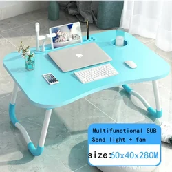 Home Klapp-Laptop-Schreibtisch für Bett & Sofa Laptop-Bett Tablett Tisch Schreibtisch tragbarer Schoß Schreibtisch zum Lernen und Lesen Bett platte Tablett Tisch