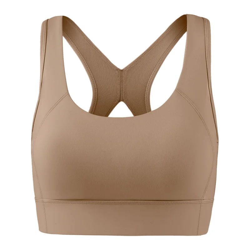 ملابس داخلية رياضية عالية القوة للنساء، سترة يوجا ثابتة قابلة للتنفس، تدعم اللياقة البدنية في الظهر #5