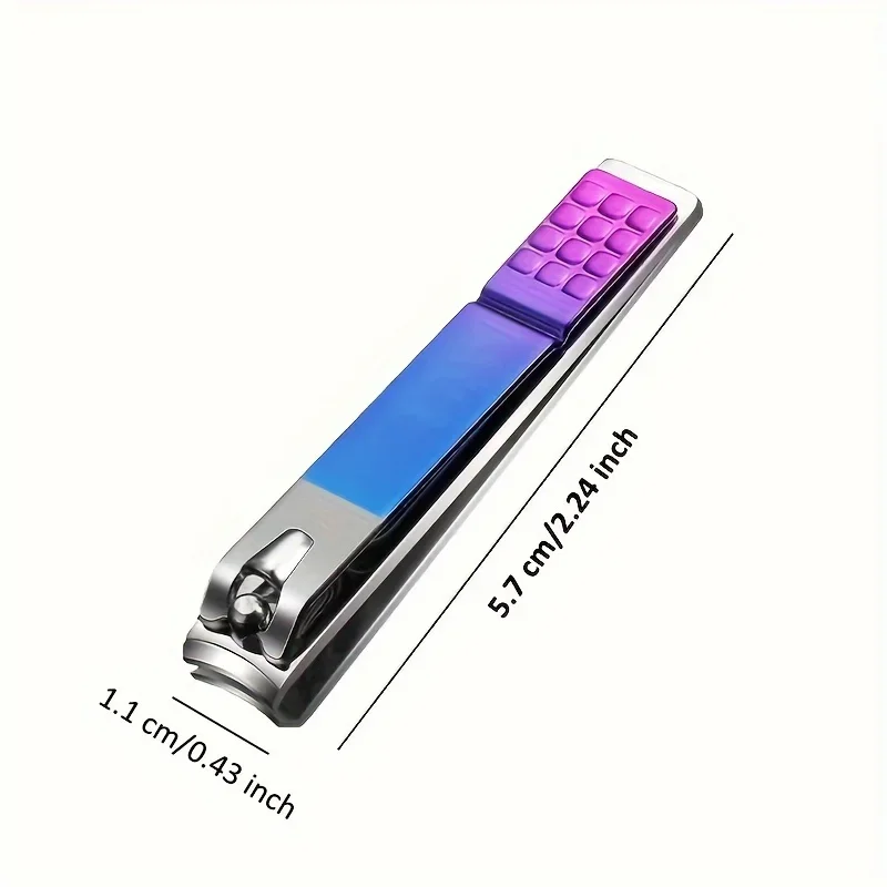 مجموعة ماكينة قص أظافر من الفولاذ المقاوم للصدأ متدرجة مكونة من 12 قطعة للنساء والرجال - ماكينة قص أظافر الأصابع، ماكينة تشذيب البشرة