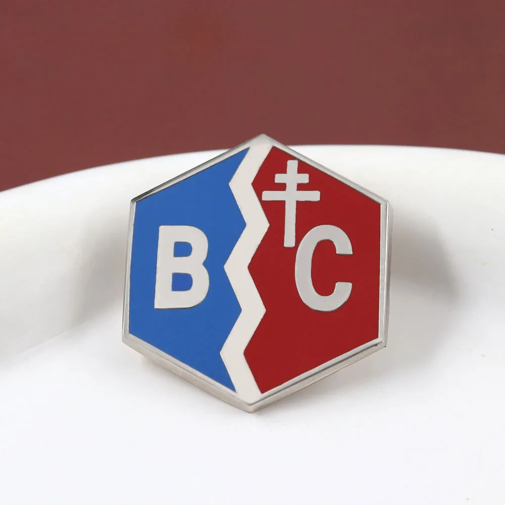 Anime Girls und Panzer Emaille-Pins Kuromorimine & BC Freedom Academy Schulemblem Abzeichen Metallbrosche Cosplay Schmuck Geschenk für F – Detail 9