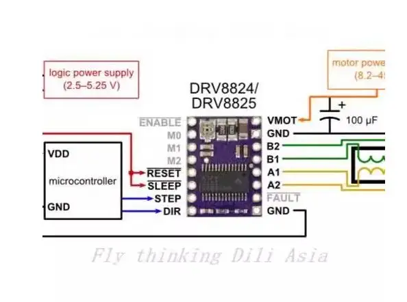 

Держатель драйвера шагового двигателя 2133, сильноточный модуль