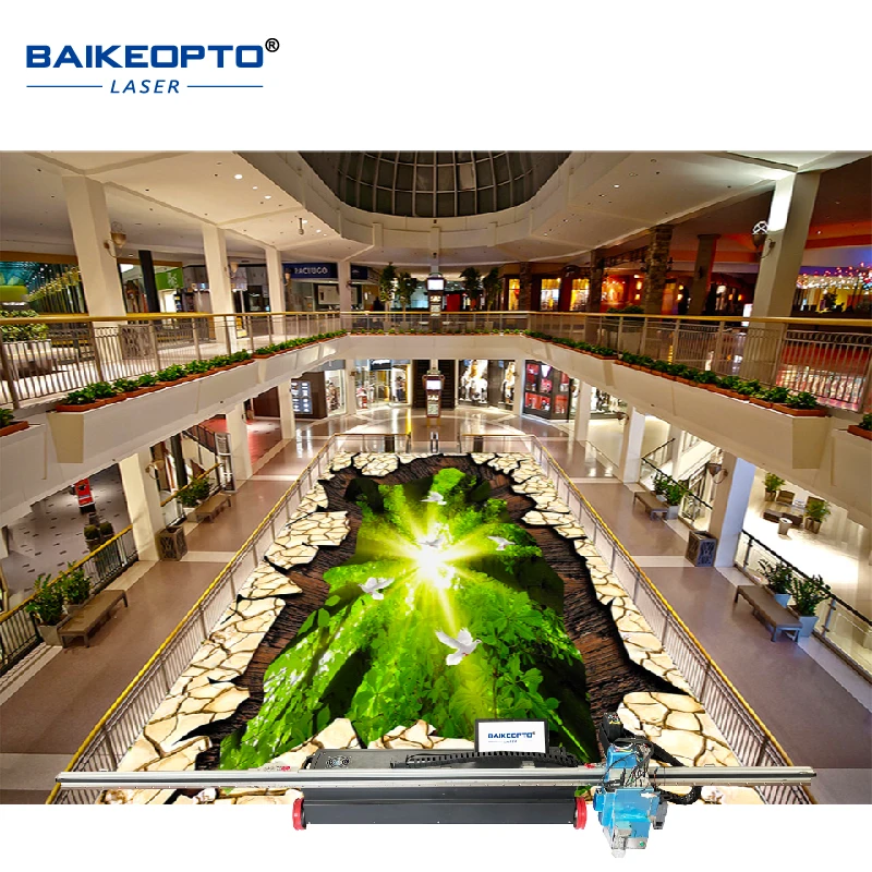 

BK-WP32 Wholesale Custom Height Floor Printer UV Inkjet Vertical Wall Printer Machine Ground and Floor Printer