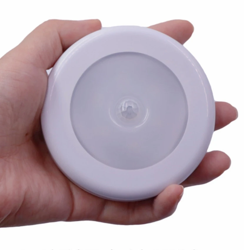 

LED Motion Sensor Night Light Human Body Induction Wireless Detector Automatic PIR Light On / Off For Home Bedside Lighting