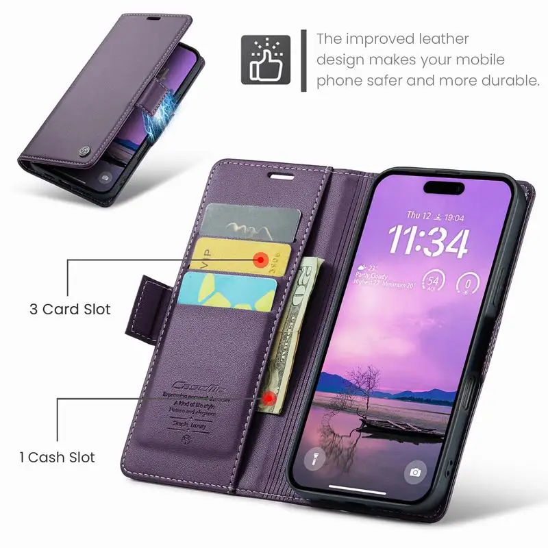 S24 S25 S23 Case For Samsung Galaxy S25 S24 S23 S22 S21 S20 S10 Edge Note 10 Plus 20 Ultra 5G 4G Case Flip Leather Wallet Cover - náhled 6