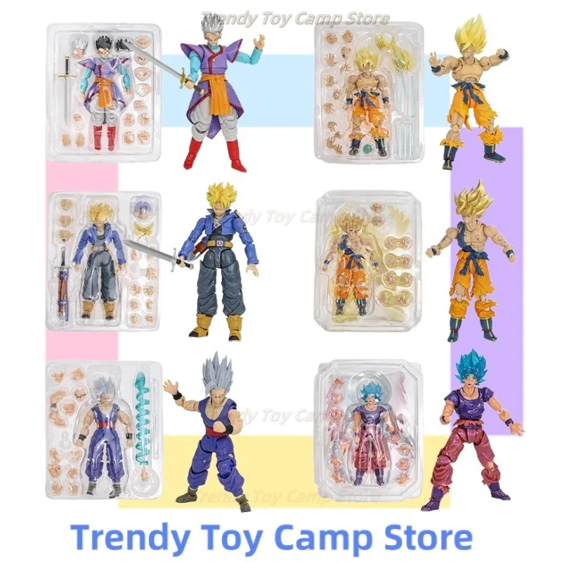 

Dragon Ball Z Super Saiyan персонаж мультфильма SHF Goku Goku Goku Box Boy Коллекционная модель Фигурка Игрушечные украшения Подарок