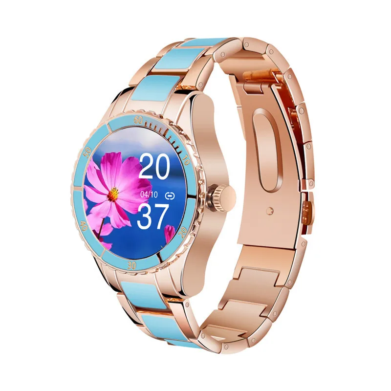 Border-reloj inteligente z73para mujer, dispositivo deportivo con llamadas, control del ritmo cardíaco y de la presión sanguínea, música Local