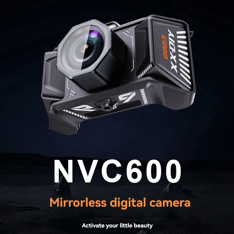 Cámara videocámara Digital NVC600 4K HD, Zoom Digital 16X, cámara de fotografía de 70 MP, WIFI, cámara recificadora recargable de 2400Mah