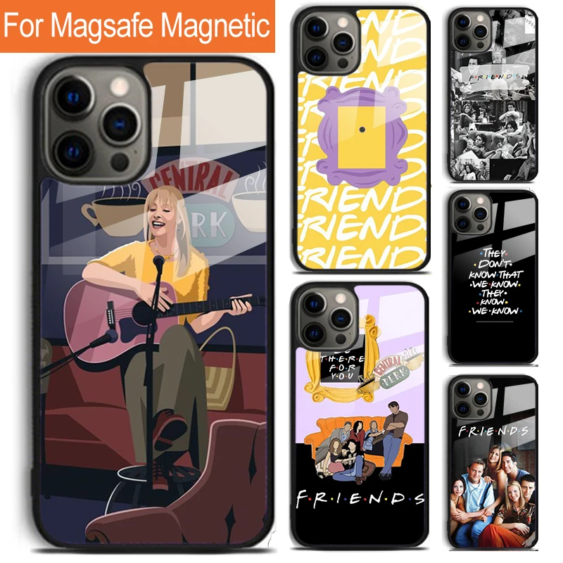 

Friends TV Central Coffee Phone Case For iPhone 16 15 14 13 12 11 Pro Max Plus Magsafe Magnetic Wireless Charging Cover