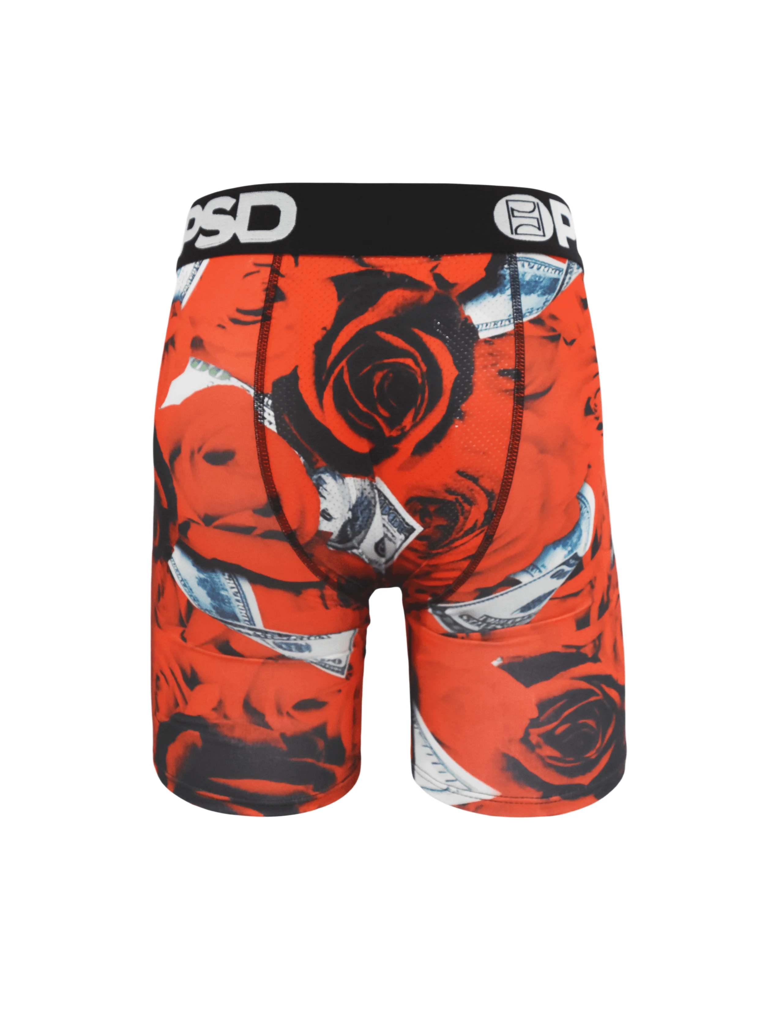 Bóxer largo con estampado de dólares para hombre, calzoncillos elásticos transpirables y cómodos de secado rápido, pantalones de chándal, pantalones de playa