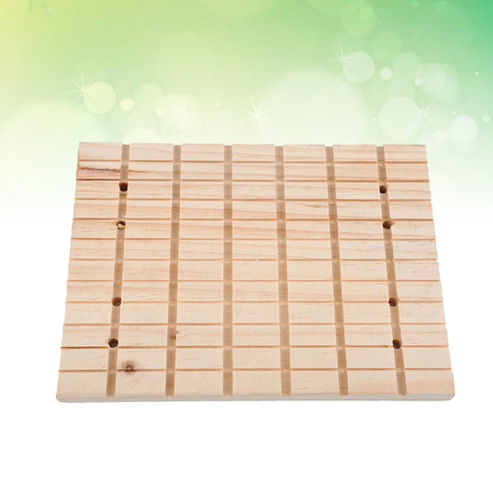 

Pet Wooden Claw Grinding Board Durable Practical Scratch Toy Small Animals Bunny Hamster Pet Supplies Premium Wood Material Cage
