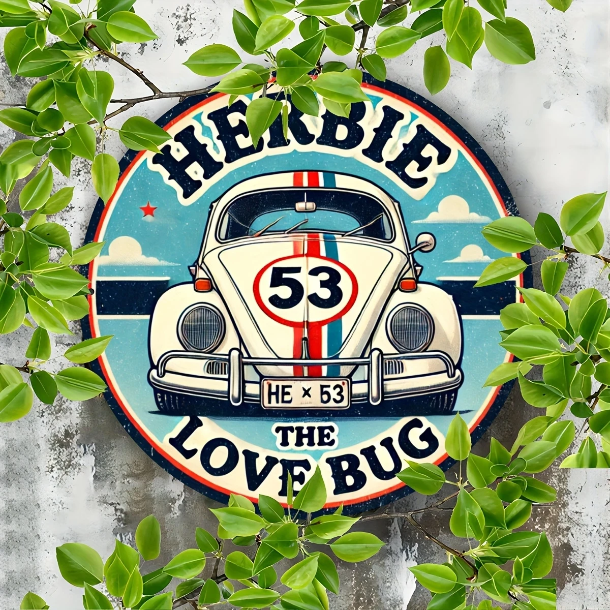 8 inch houten schijf vintage a - Home Decor Logo recensie en prijs