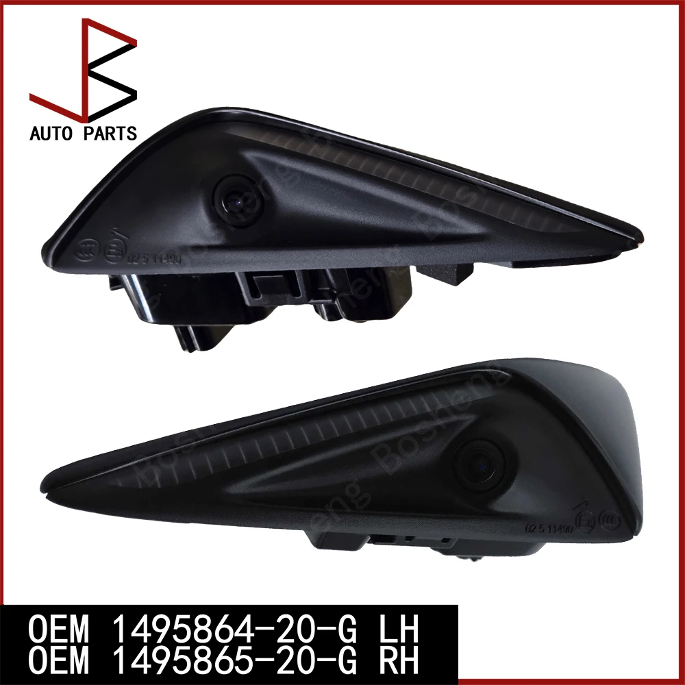 

Lamp Assembly Side Repeated Camera Left & Right Hand for Tesla Model 3 17-23 Model Y 20-25 OEM 1495864-20-G 1495865-20-G 1495864