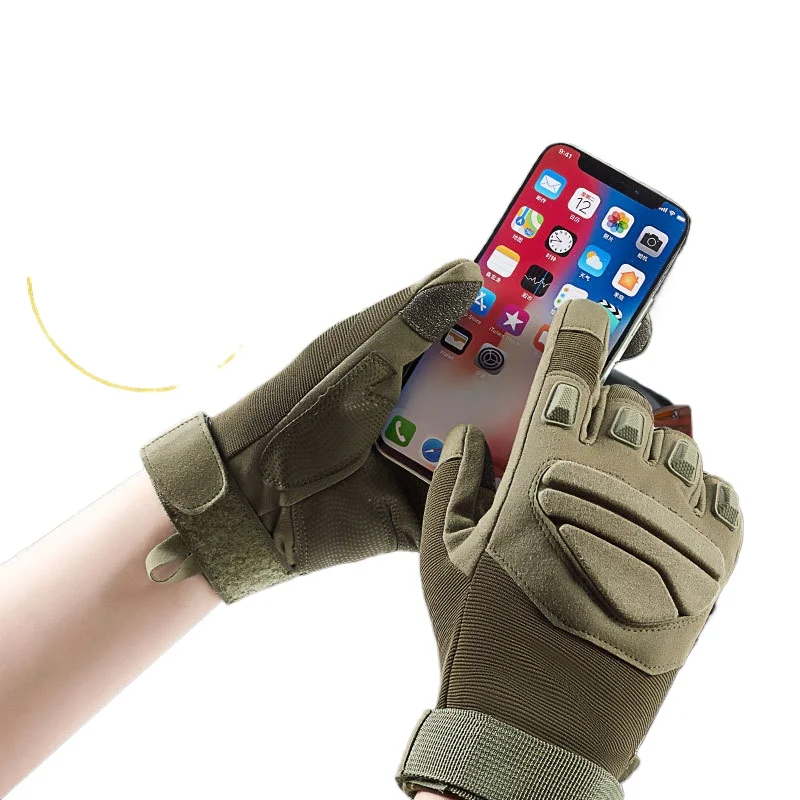 قفازات تكتيكية قابلة للتنفس للدراجات النارية، قفازات لياقة بدنية للرجال والنساء، قفازات تكتيكية كاملة الأصابع جديدة