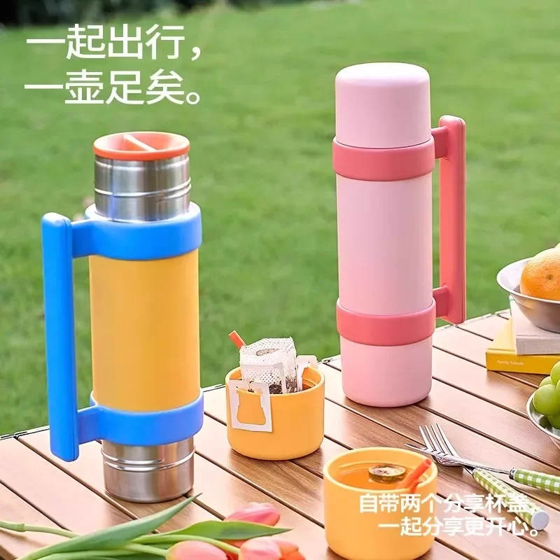 

2026 Chakolab insulated kettle large capacity hot water kettle for men women outdoor camping portable stainless steel insulated