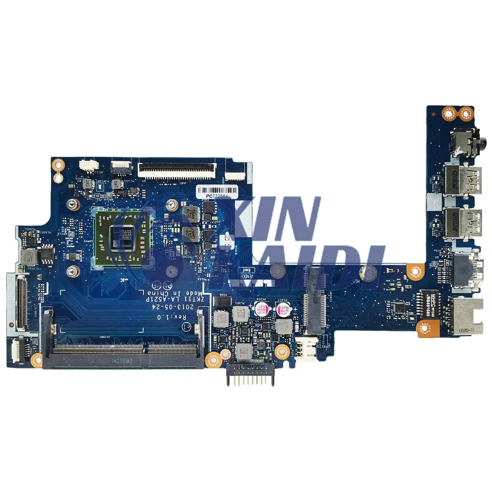 Notebook Mainboard For HP Pavilion 11-E 744185-001LA-A521P 744189-001 Laptop Motherboard A4-1250 AMD CPU