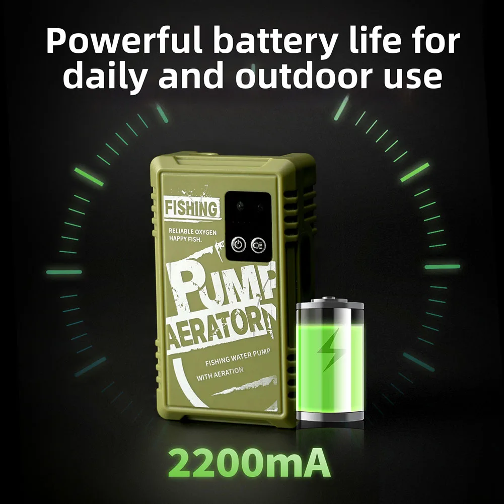 

Автоматический кислородный насос для рыбалки, водяной насос для прикормки, фильтр из тонкой проволочной сетки, маленький круглый каменный фильтр, светодиодная подсветка