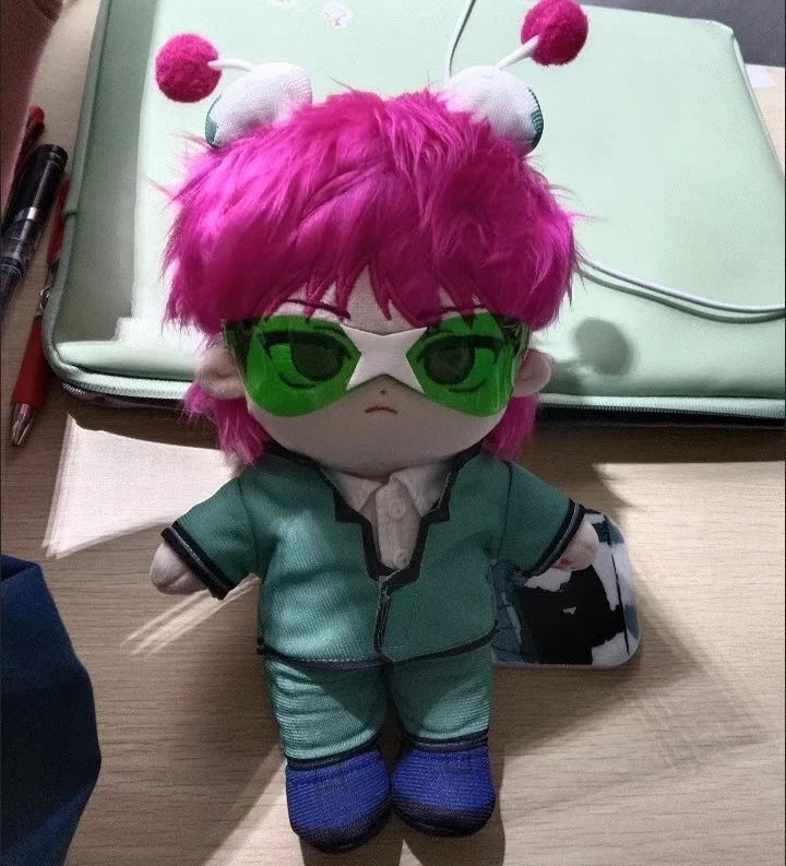 ตุ๊กตาซาอิคิ คุซึโอะ อนิเมะ ขนาด 20 ซม. ตุ๊กตาผ้ากำมะหยี่พร้อมเสื้อผ้า น่ารัก การ์ตูน ฟิกเกอร์ ตุ๊กตา ของขวัญวันเกิด วันคริสต์มาส สำหรับแฟนๆ