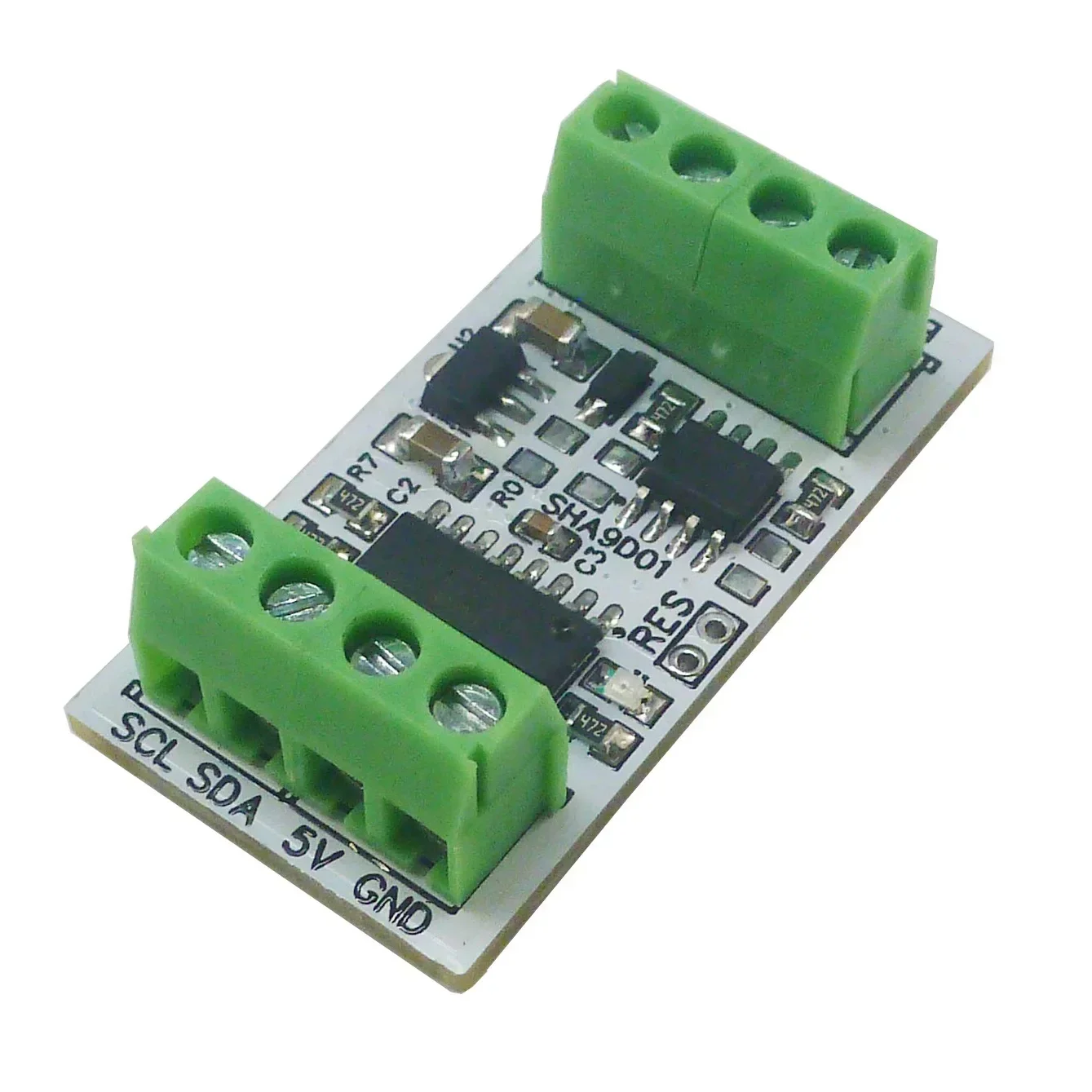 Placa adaptadora de sensor sht30 de temperatura e umidade industrial rs485 ttl modbus rtu analógico remoto io sha9d01 módulo hmi plc expandir