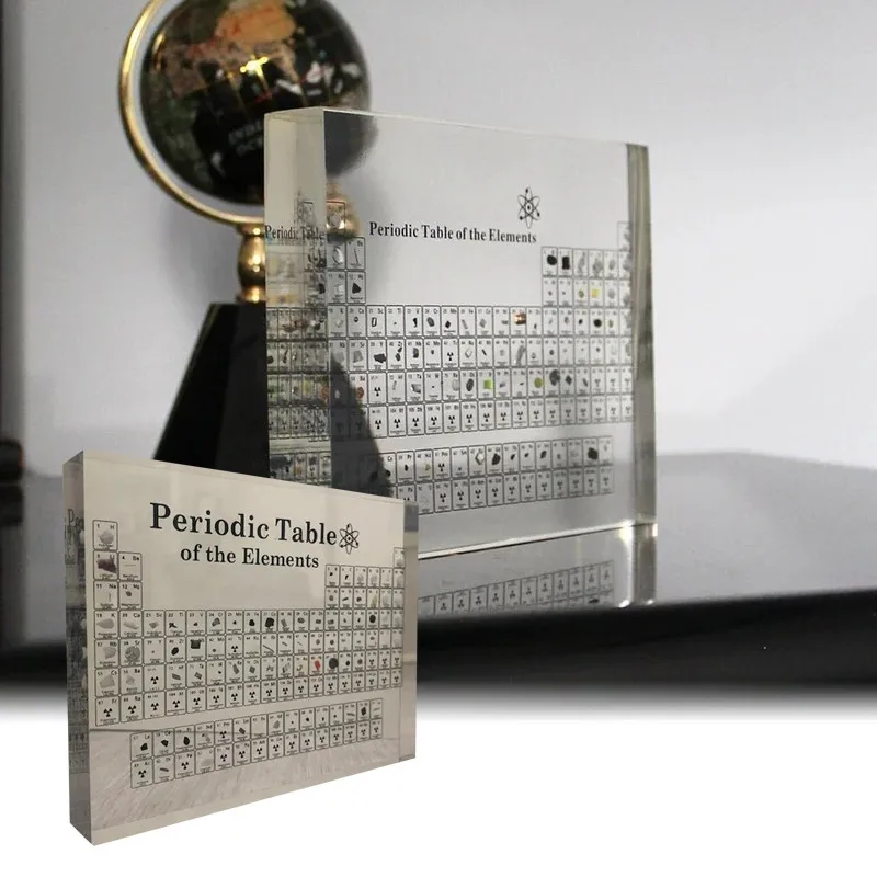 Acrylic Color Periodic Table Decoration Chemical Elements Display Card