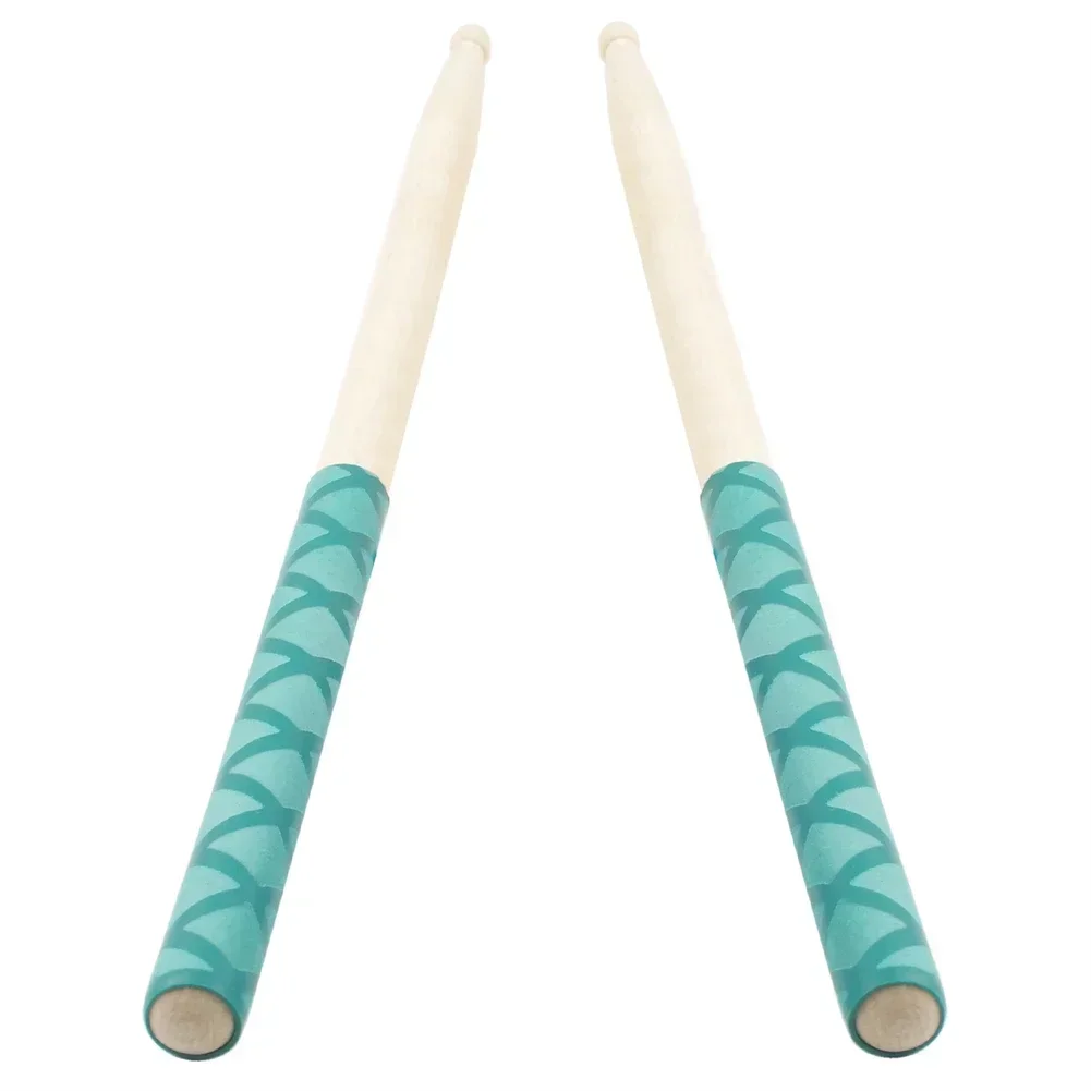 2Pcs Drum Stick Grips Drumsticks Anti-Slip Sweat Absorbed Grip For 7A 5A 5B 7B Drumsticks 16.5cm*1.8cm Grips Sleeves