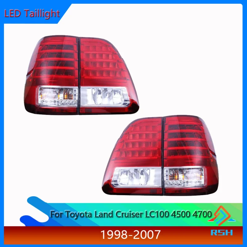 

For Toyota Land Cruiser LC100 4500 4700 1998-2007 LED Taillight Assembly Brake Light Reverse Turn Signal Rear Lamp Accessories