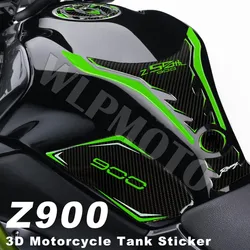 Pegatina 3D para tanque de motocicleta, Protector de cubierta de tapa de Gas 3M, calcomanías impermeables, accesorios para Z900, z900se, Z 900, 2020, 2021, 2022