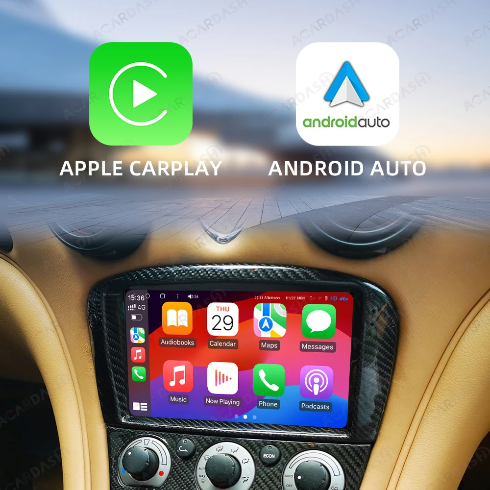 Acardash Qualcomm Snapdragon Car Radio For Maserati coupe 3200GT 4200GT Android GPS Navigation Multimedia with Carplay