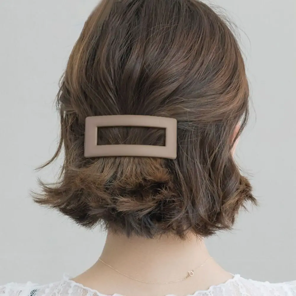 Casual Elegant Spring Hair Clip Women Girls Fashion Hair Claws Matte Hairgrips