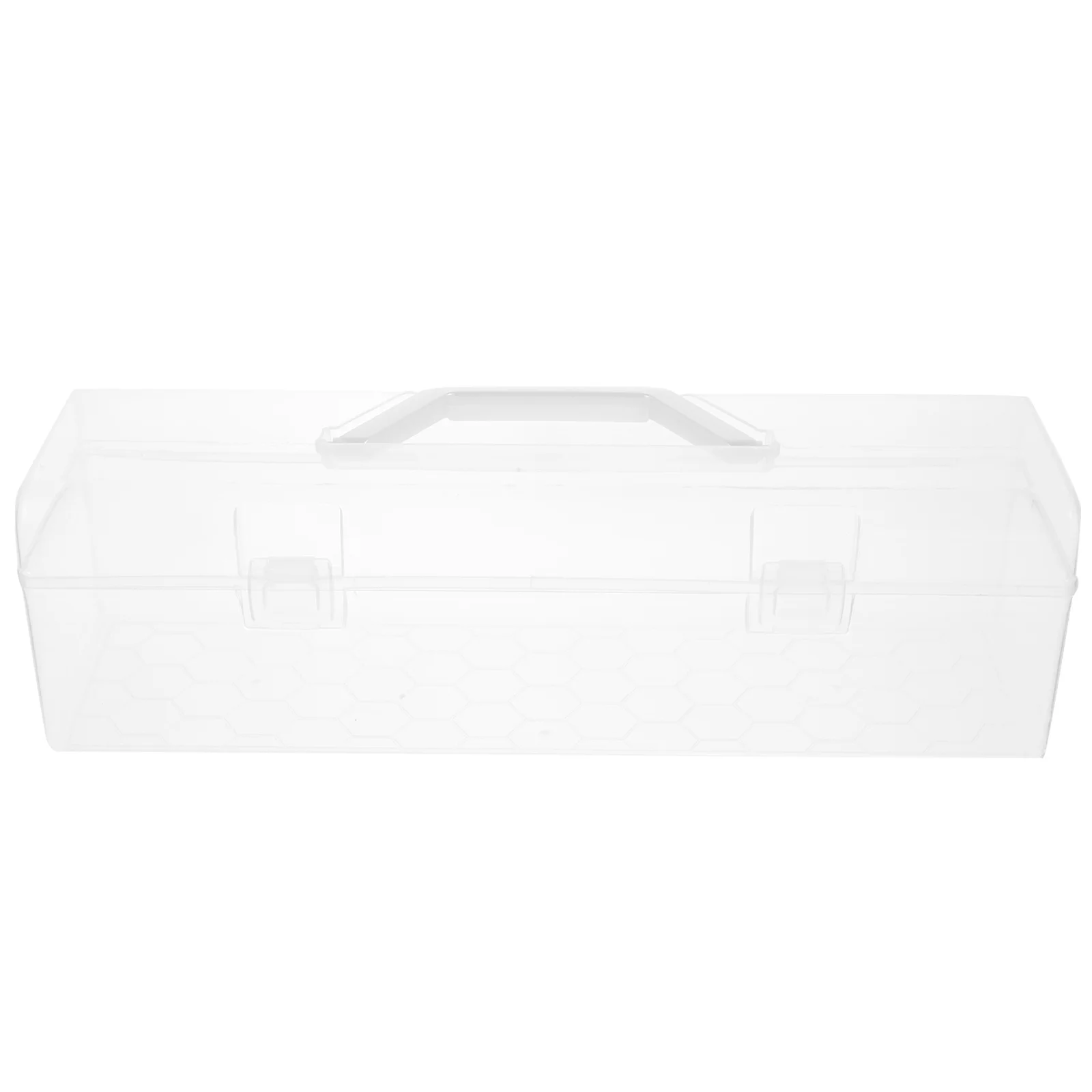 Scatola portaoggetti portatile Organizzatore di attrezzi portatile Custodia per penne per pittura trasparente Porta pennelli Design compatto