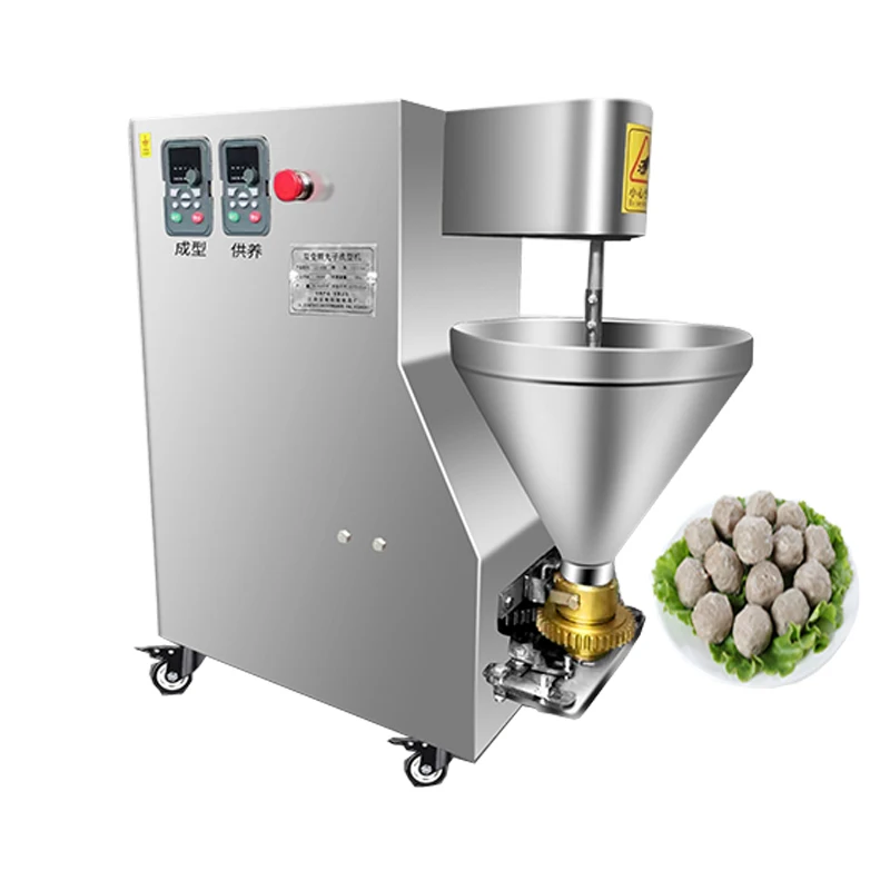 With 3 Molds Meatball Processing Machine Large Capacity Meat Round Ball Maker For Restaurant