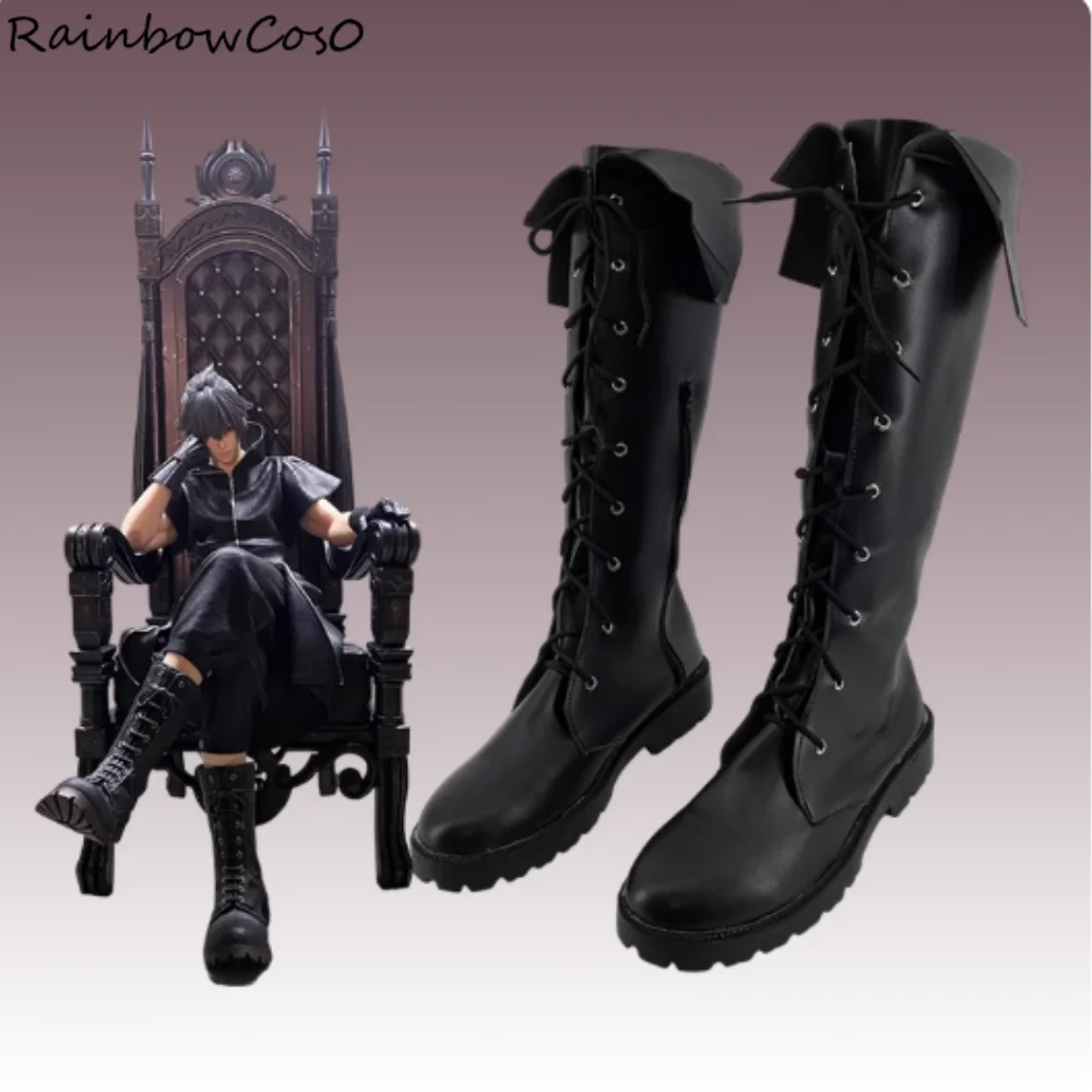 

Noctis Lucis Caelum Final Fantasy XV Cosplay Shoes Boots Game Anime Party Halloween RainbowCos0 W5245
