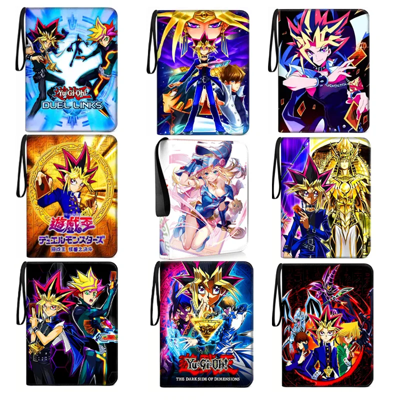 400/900 PCS Yu Gi Oh Card Album Map Letter Folder Binder Notebook Game Collection Gift Toy White Dragon Dark Archmage Muto Games