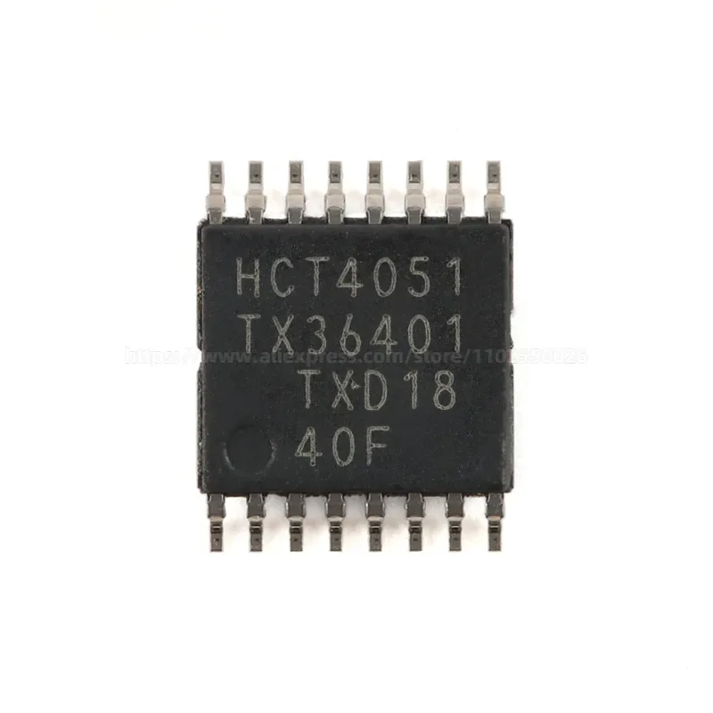 10PCS HCT4051 74HCT4051 74HCT4051PW TSSOP-16 Multiplexer Switch ICs 8-CHANNEL ANALOG MUX/DEMUX SMD