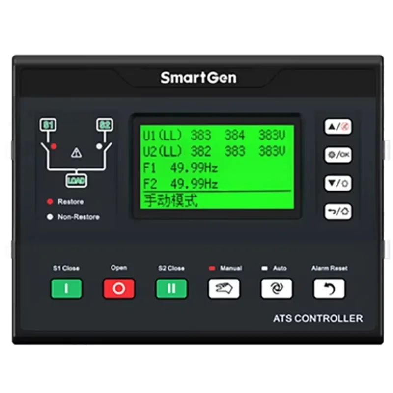 

SmartGen HAT600P HAT600PB Generator ATS Generator Controller Dual Power Automatic Transfer Switch Control Module RS485 USB Inter