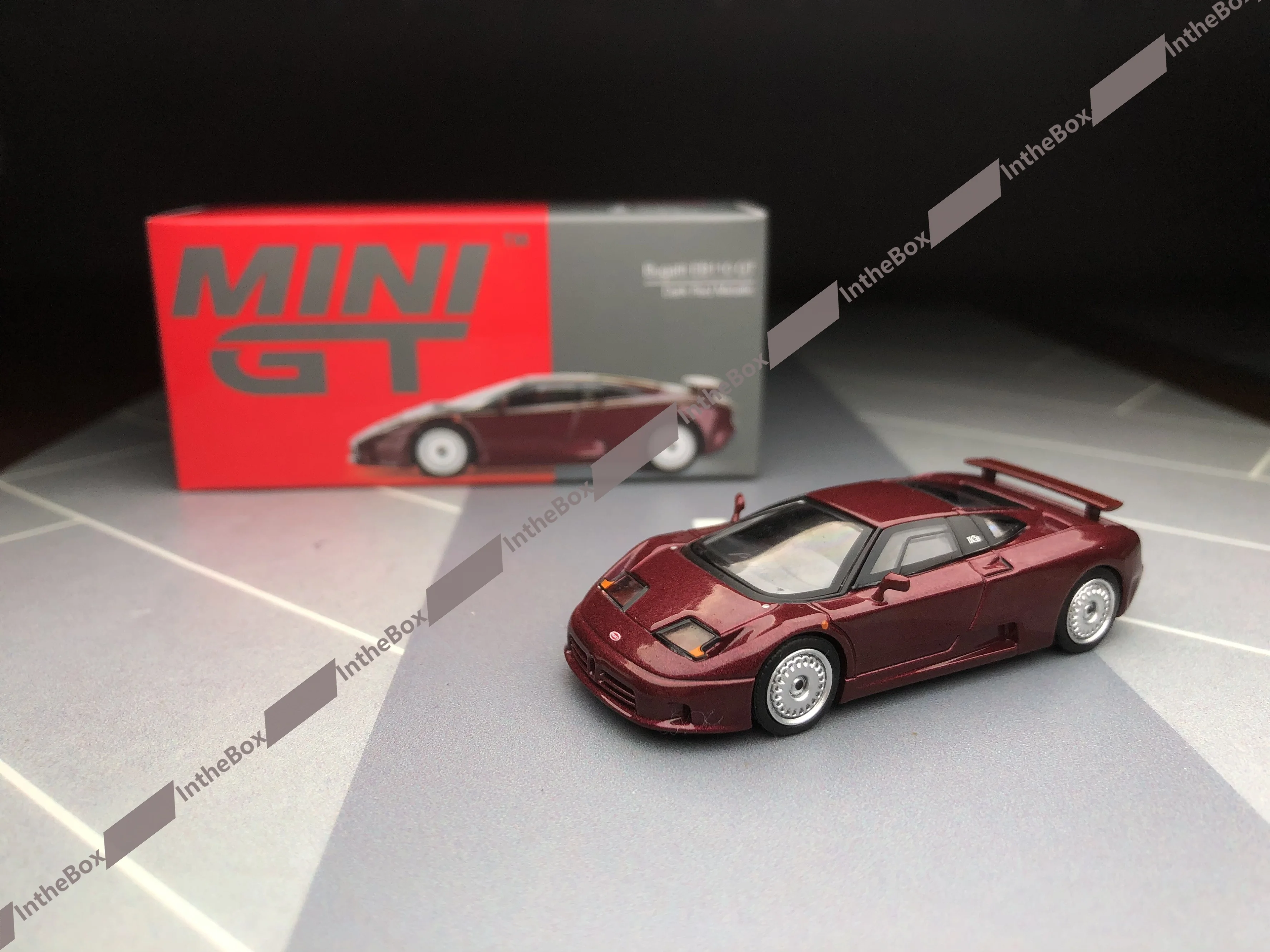 

NOV 2024 Mini GT # 806 EB110 GT темно-красный металлик 1/64 литая под давлением модель автомобиля коллекционная ограниченная серия игрушки для хобби