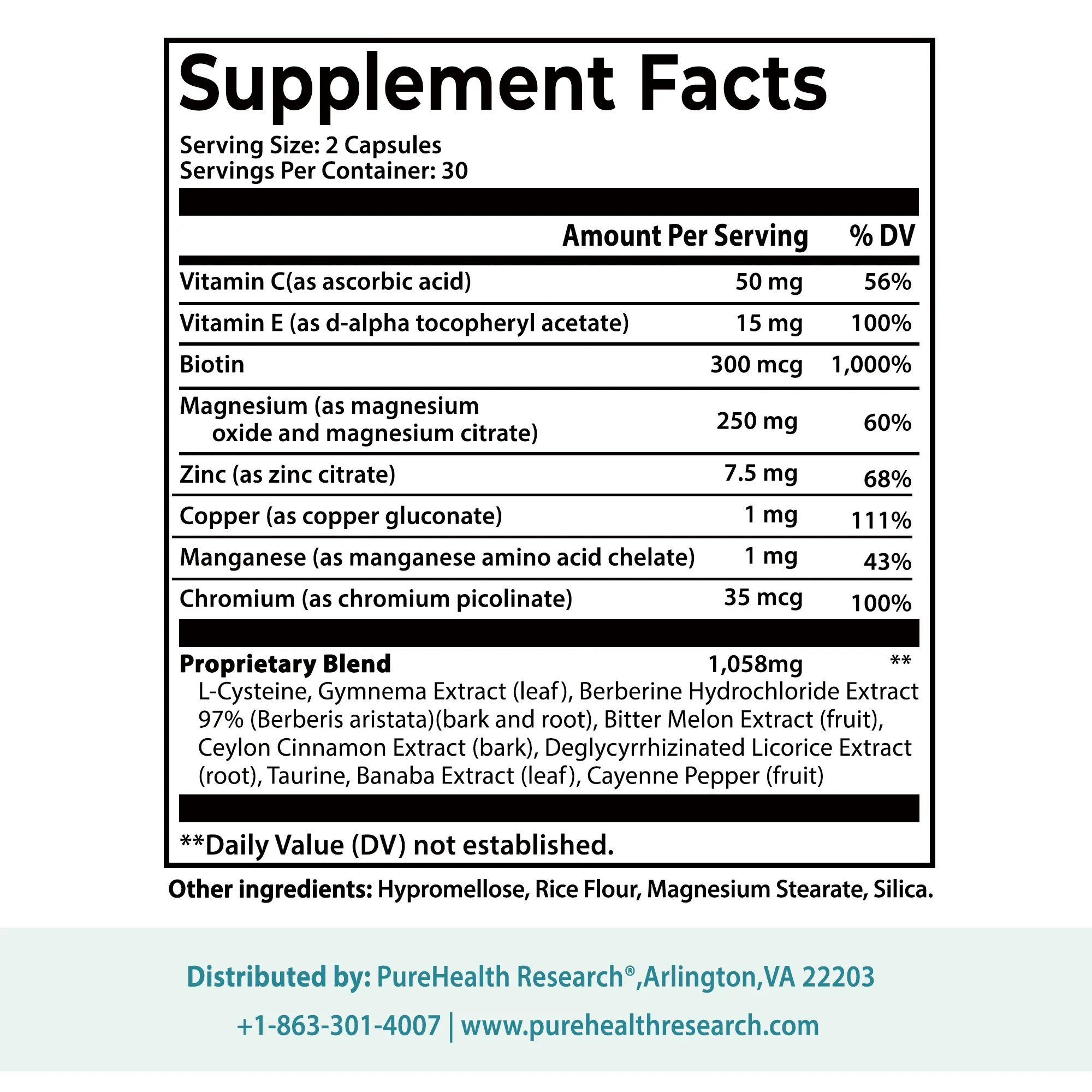 Blood Sugar Support Capsules -To Support Healthy Blood Sugar Balance, Improve Metabolism & Immune Function