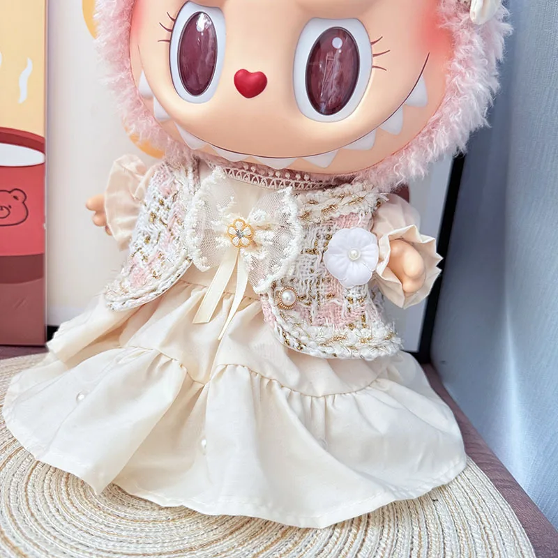 人形の服に適したモココ 38 センチメートルプリンセスリタドレスセットヘアクリップアクセサリークリエイティブデザインおもちゃラブブ服おもちゃ